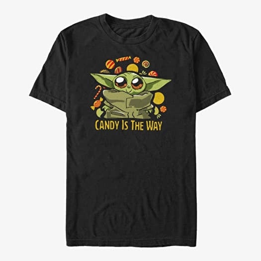Merch Star Wars: The Mandalorian - Candy Is The Way Unisex T-Shirt Black