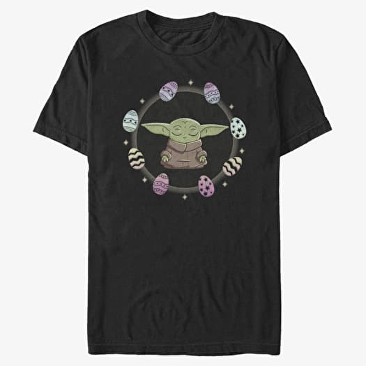 T-shirt Merch Star Wars: The Mandalorian - Egging Around Unisex T-Shirt Black