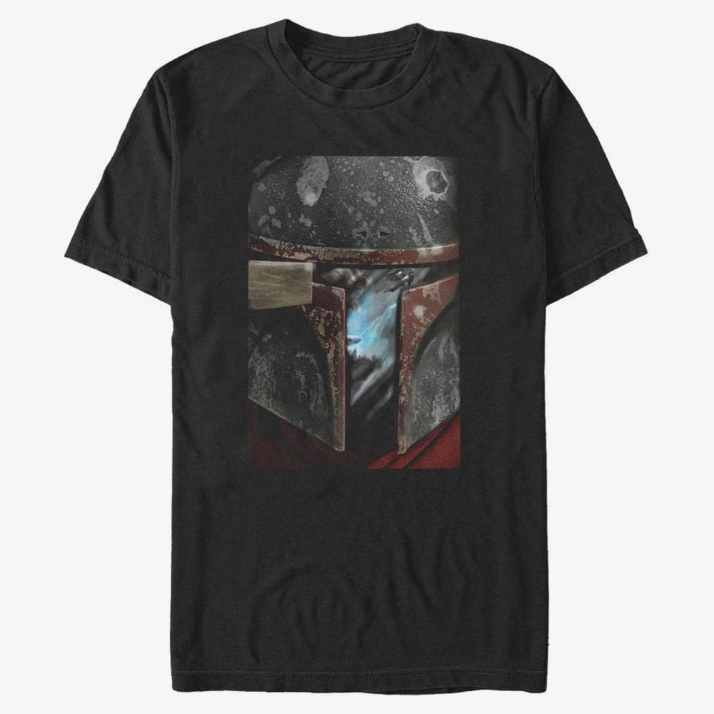Camisetas Merch Star Wars: The Mandalorian - MandoMon Epi Warrior Unisex T-Shirt Black
