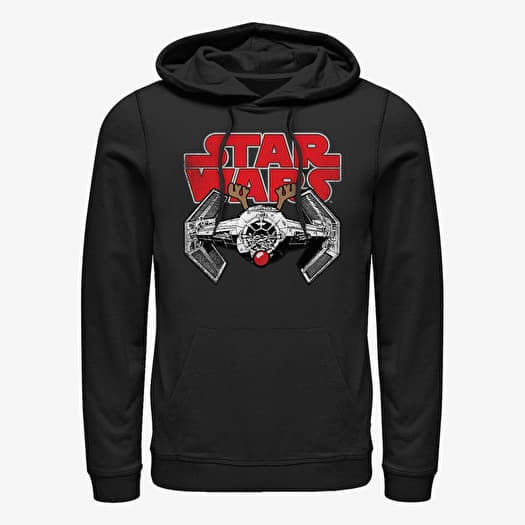 Sweatshirt Merch Star Wars: Classic - Rudolf TIE Unisex Hoodie Black