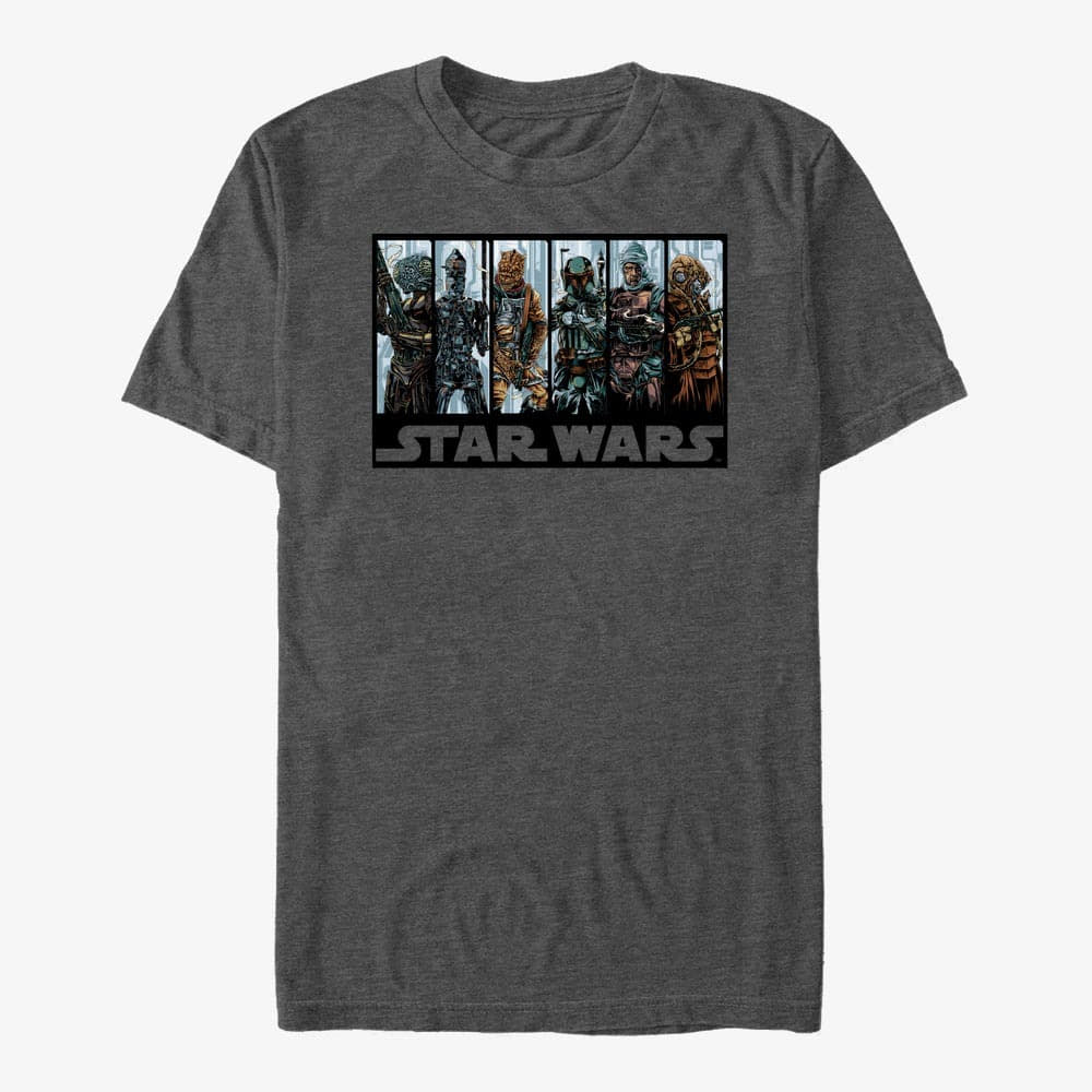 Trička Merch Star Wars: Classic - BH Guild Unisex T-Shirt Dark Heather Grey
