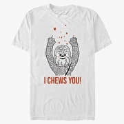 Merch Star Wars - I Chews You Chewy Unisex T-Shirt White