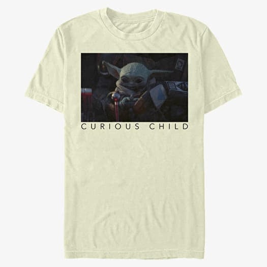 Camiseta Merch Star Wars: The Mandalorian - Curious Photo Unisex T-Shirt Natural