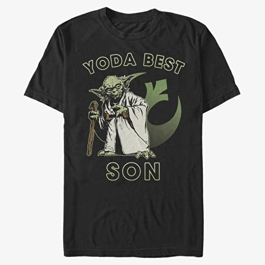 T-shirt Merch Star Wars: Classic - Yoda Best Son Unisex T-Shirt Black