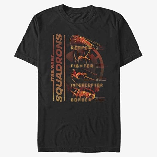 Merch Star Wars: Squadrons - Imperial Ships Unisex T-Shirt Black