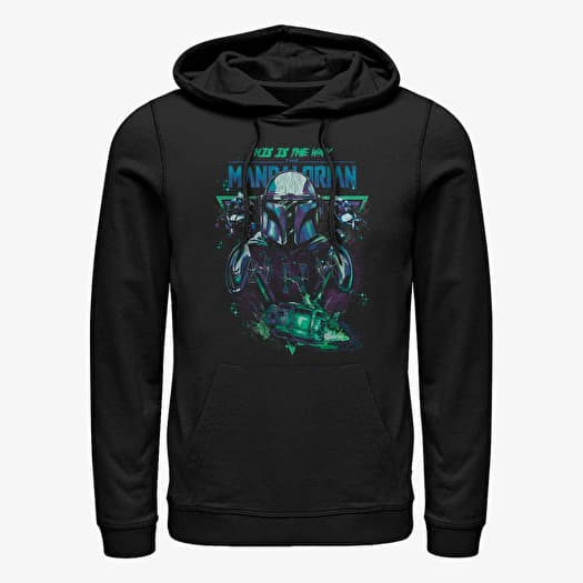 Merch Star Wars: The Mandalorian - Shoot Em Down Unisex Hoodie Black