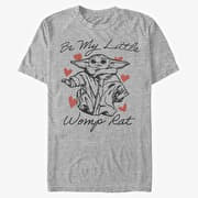 Merch Star Wars: The Mandalorian - Be My Womp Rat Unisex T-Shirt Heather Grey