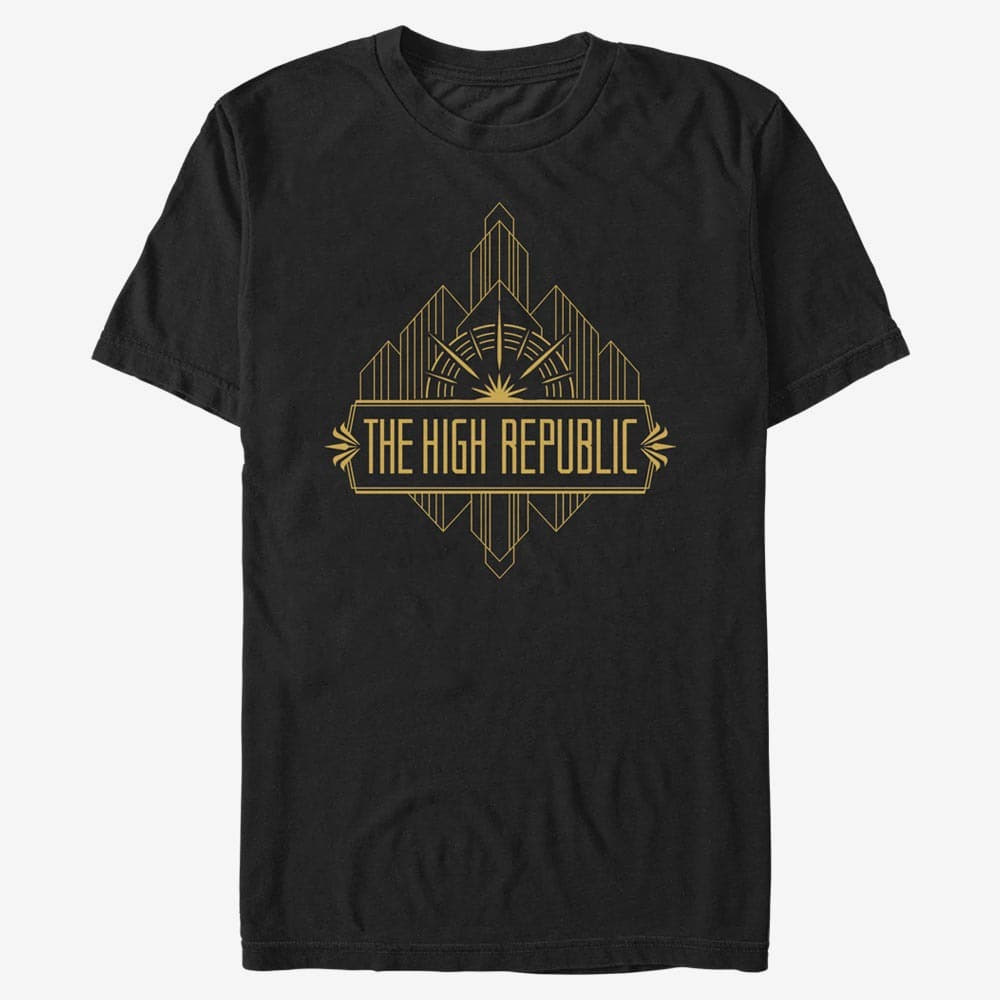 Тениски Merch Star Wars: High Republic - High Republic Badge Unisex T-Shirt Black