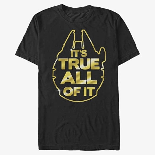 T-shirt Merch Star Wars: Episode 7 - Golden Truth Unisex T-Shirt Black
