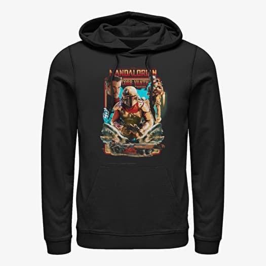 Merch Star Wars: The Mandalorian - Helmet Ona Cobb Unisex Hoodie Black