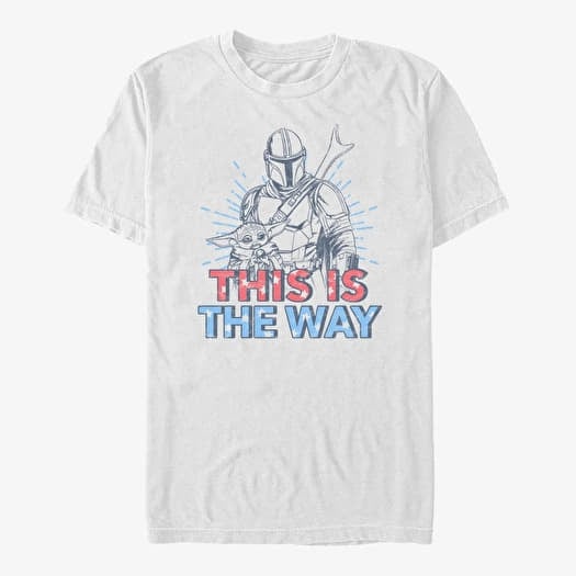 T-shirt Merch Star Wars: Classic - Americana Buddies Unisex T-Shirt White