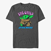 Merch Star Wars: The Mandalorian - CHILD Unisex T-Shirt Dark Heather Grey