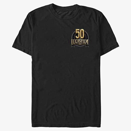 Merch Star Wars - Lucas Anniversary Small Unisex T-Shirt Black