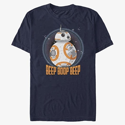 T-krekls Merch Star Wars: Classic - BB8 Beep Unisex T-Shirt Navy Blue
