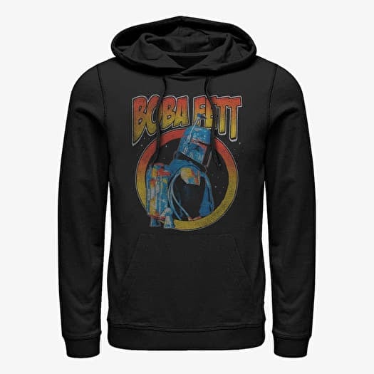 Sweatshirt Merch Star Wars: Mandalorian - Dark Fett Unisex Hoodie Black