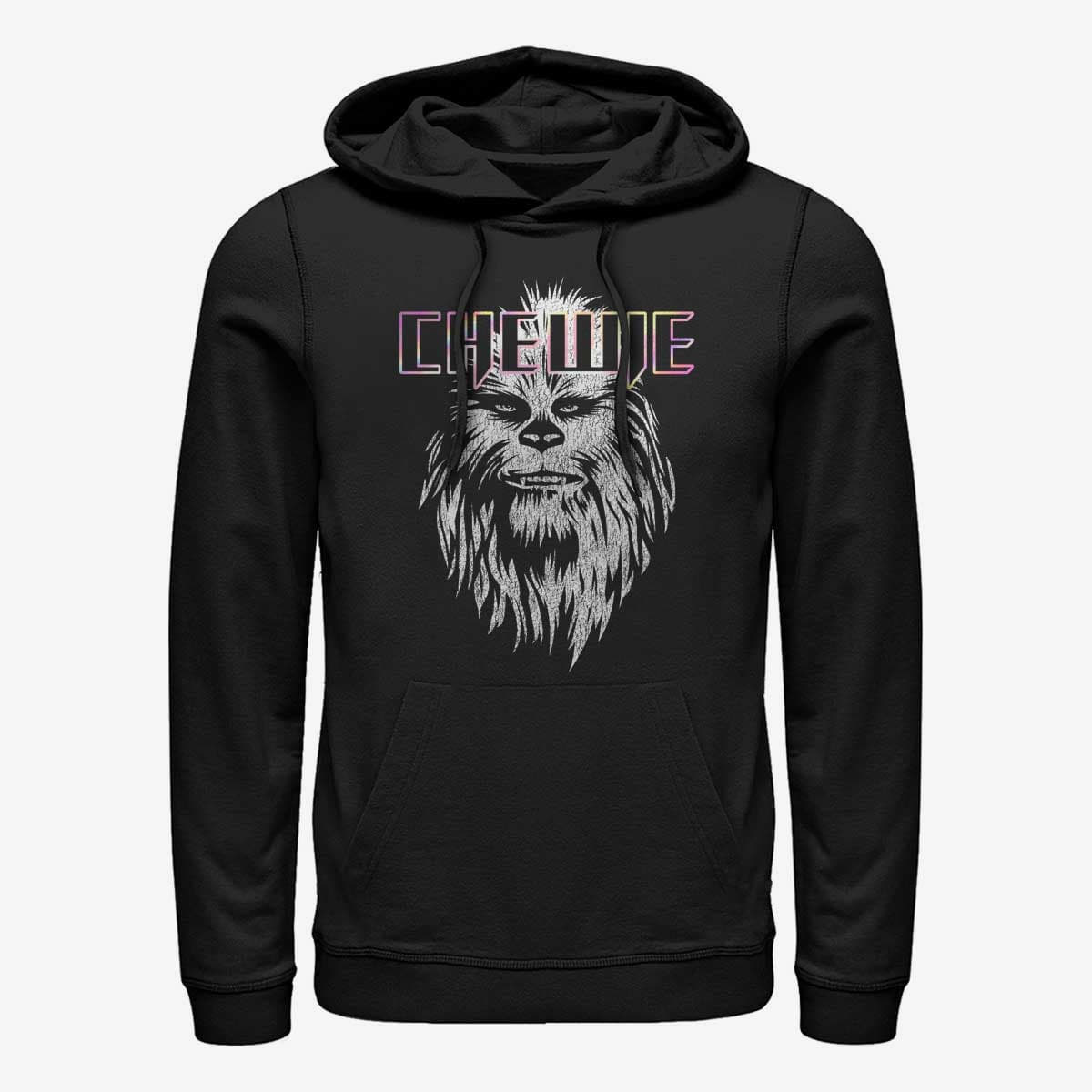 Bluzy Merch Star Wars: Classic - Chewie Face Unisex Hoodie Black