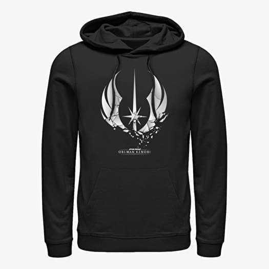 Merch Star Wars : Obi-Wan - SHATTERED JEDI LOGO Unisex Hoodie Black