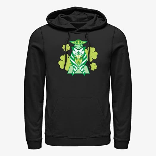 Sweatshirt Merch Star Wars: The Mandalorian - Ahsoka Yoda Unisex Hoodie Black