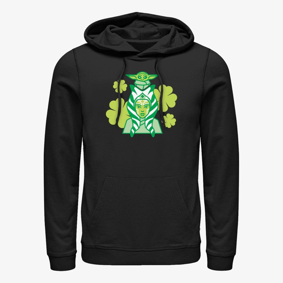 Суитчъри Merch Star Wars: The Mandalorian - Ahsoka Yoda Unisex Hoodie Black