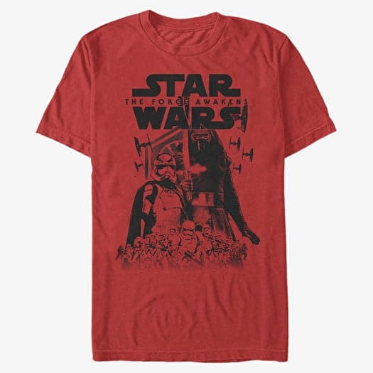 T-shirt Merch Star Wars: Episode 7 - Army Leader Unisex T-Shirt Red
