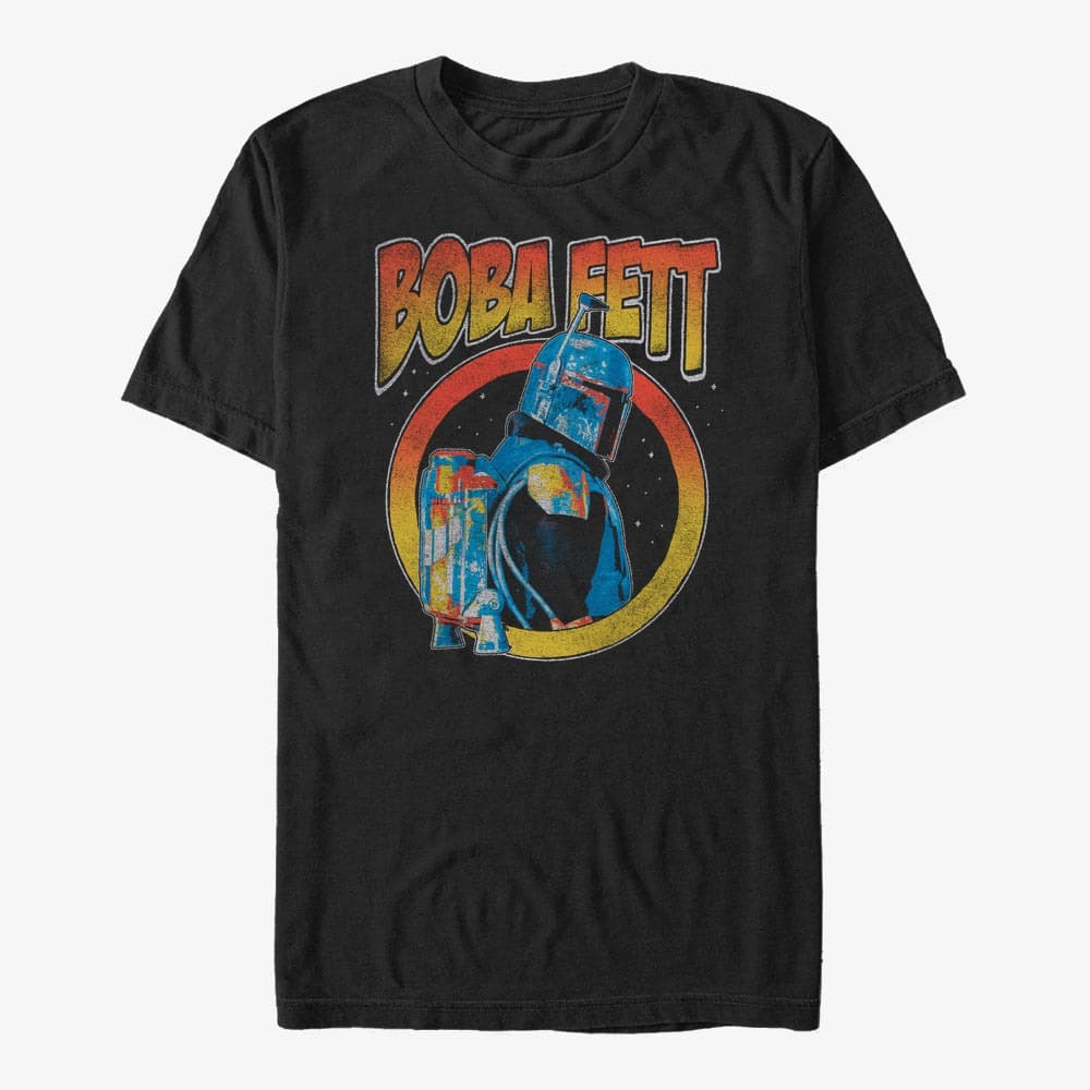 Тениски Merch Star Wars: The Mandalorian - Dark Fett Unisex T-Shirt Black