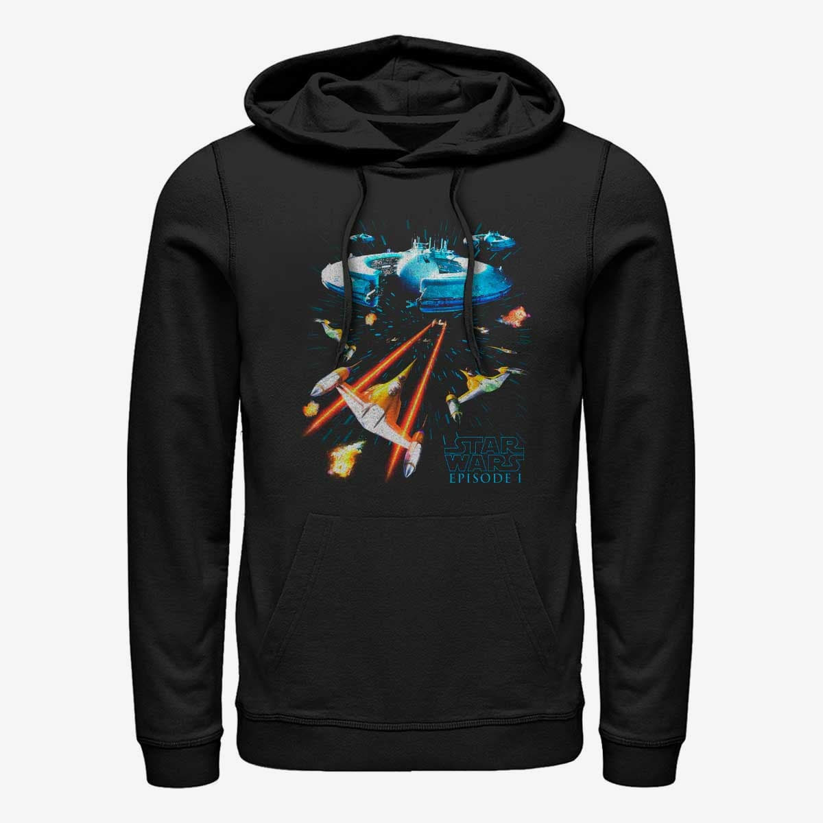 Толстовки та реглани Merch Star Wars: Classic - EP 1 EPIC SCENE Unisex Hoodie Black