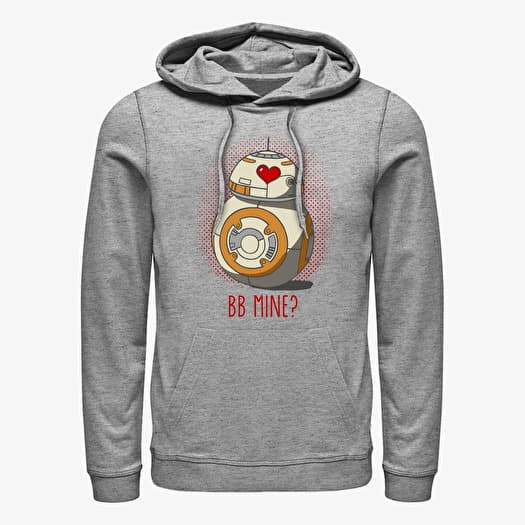 Sweatshirt Merch Star Wars: The Force Awakens - BB Mine Unisex Hoodie Heather Grey