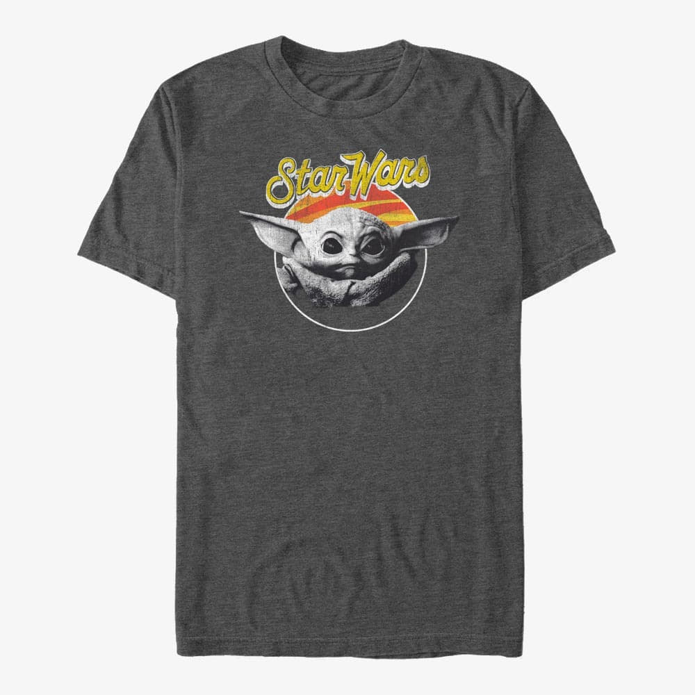 T-paidat Merch Star Wars: The Mandalorian - CHILD Unisex T-Shirt Dark Heather Grey