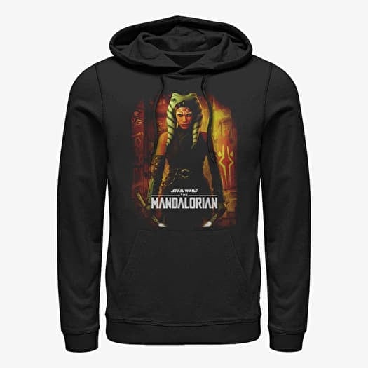 Majica Merch Star Wars: The Mandalorian - Ahsoka Poster Unisex Hoodie Black