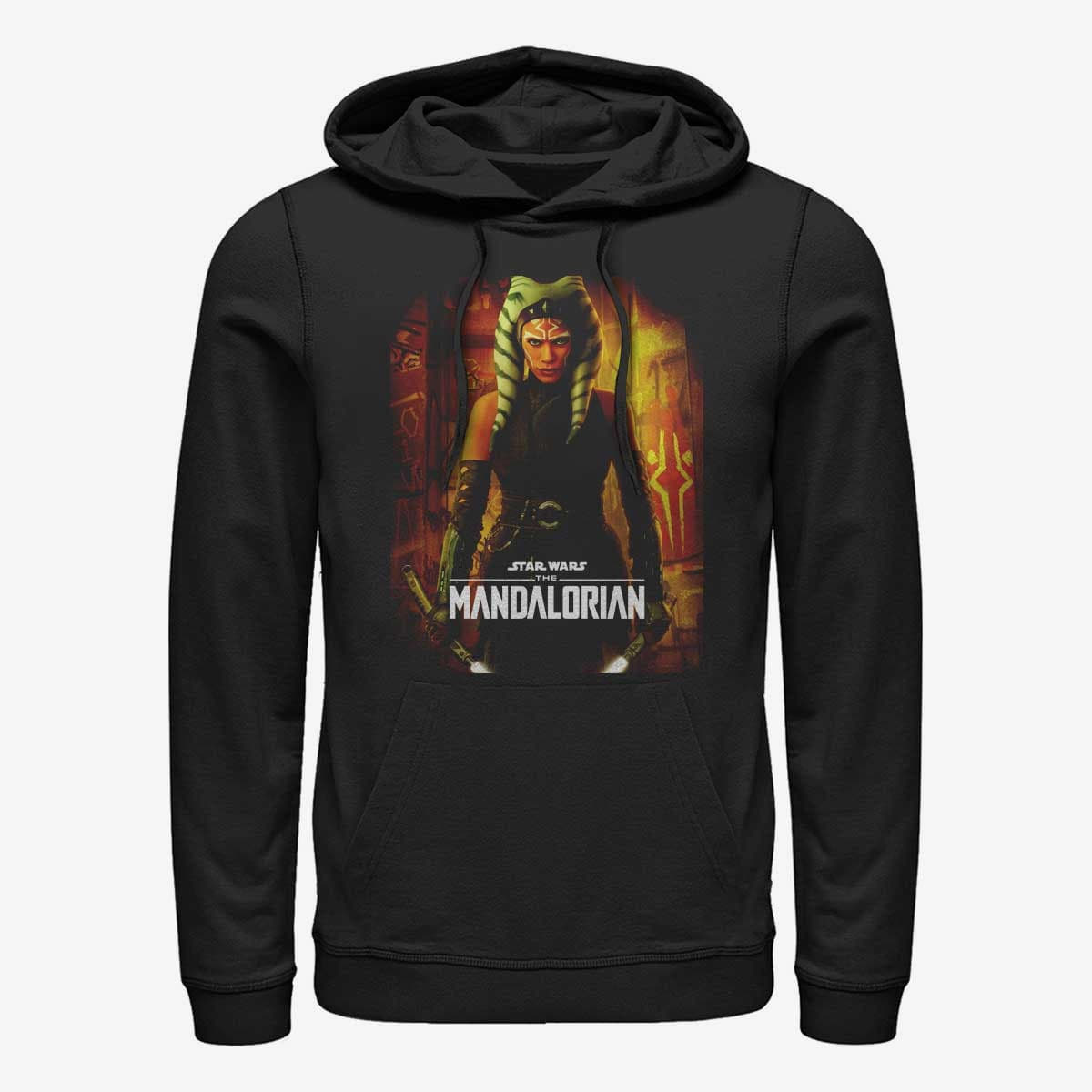 Dukserice Merch Star Wars: The Mandalorian - Ahsoka Poster Unisex Hoodie Black