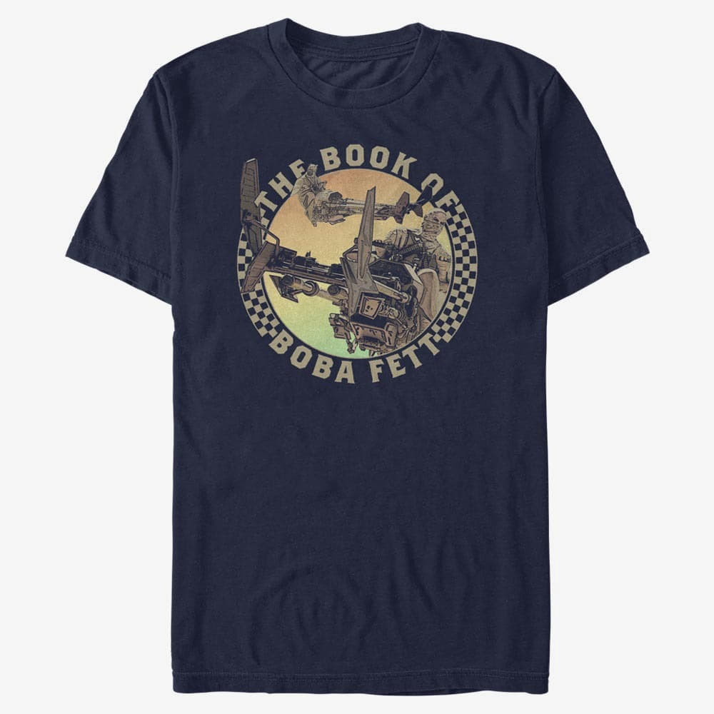 T-Shirts Merch Star Wars Book of Boba Fett - Bounty Time Unisex T-Shirt Navy Blue
