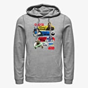 Merch Star Wars: Classic - Galaxy Dad Unisex Hoodie Heather Grey