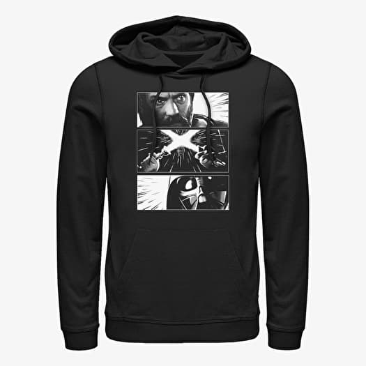 Sweat-shirt Merch Star Wars Obi-Wan - Kenobi Vader Panels Unisex Hoodie Black