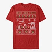 Merch Star Wars: Classic - Holiday Battle Unisex T-Shirt Red