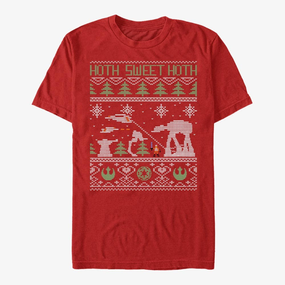 T-Shirts Merch Star Wars: Classic - Holiday Battle Unisex T-Shirt Red