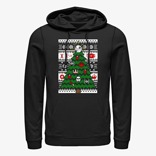 Sweatshirt Merch Star Wars: Classic - Galactic Tree Unisex Hoodie Black