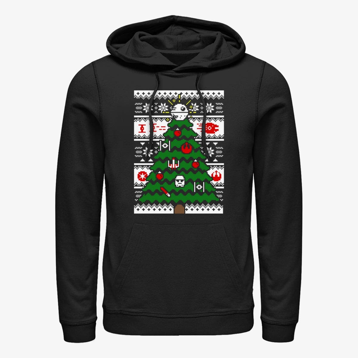 Sweaters Merch Star Wars: Classic - Galactic Tree Unisex Hoodie Black