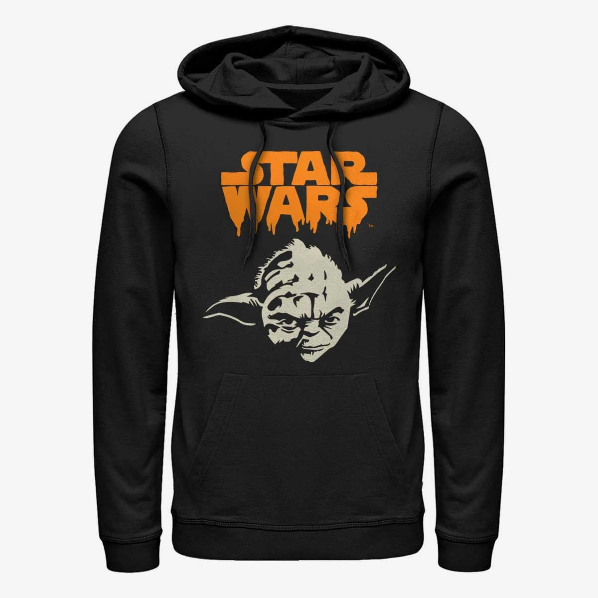 Hoodies and sweatshirts Merch Star Wars Classic Yoda Ghoul Unisex Hoodie Black Queens