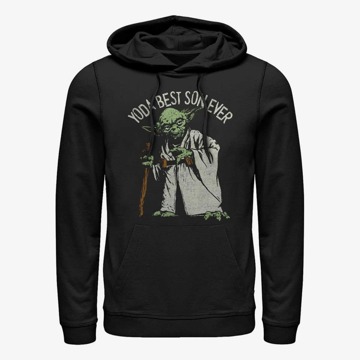 Суичърти Merch Star Wars: Classic - Green Son Unisex Hoodie Black