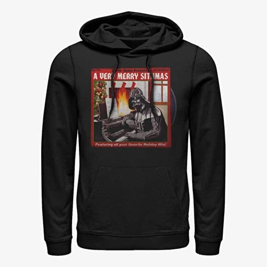 Mikina Merch Star Wars: Classic - Holiday Hits Unisex Hoodie Black