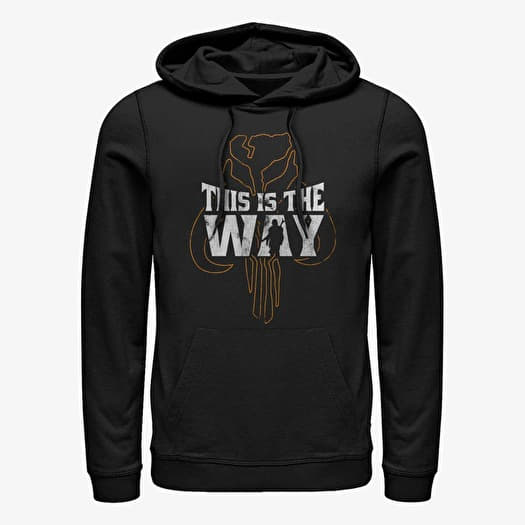 Sweatshirt Merch Star Wars: The Mandalorian - WAY Unisex Hoodie Black