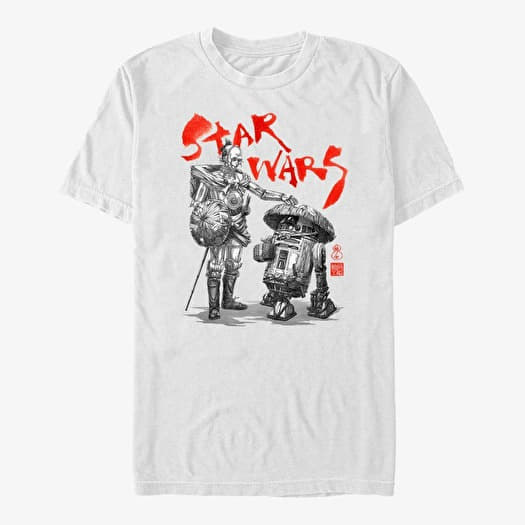T-shirt Merch Star Wars: Visions - Anime Droids Unisex T-Shirt White