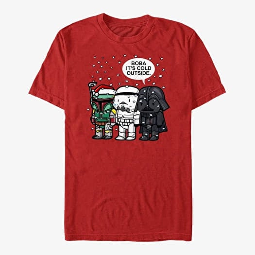 Merch Star Wars: Classic - Boba It's Cold Unisex T-Shirt Red