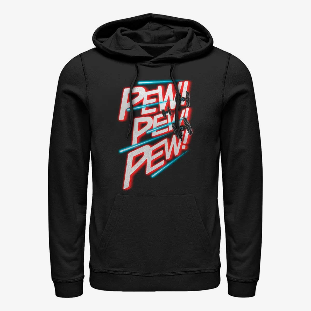 Суитчъри Merch Star Wars: Classic - Pew Pew Pew Unisex Hoodie Black