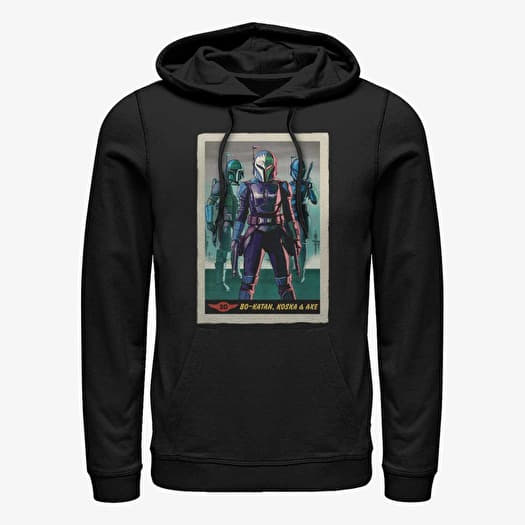 Merch Star Wars: The Mandalorian - Bo-Katan & Co Card Unisex Hoodie Black
