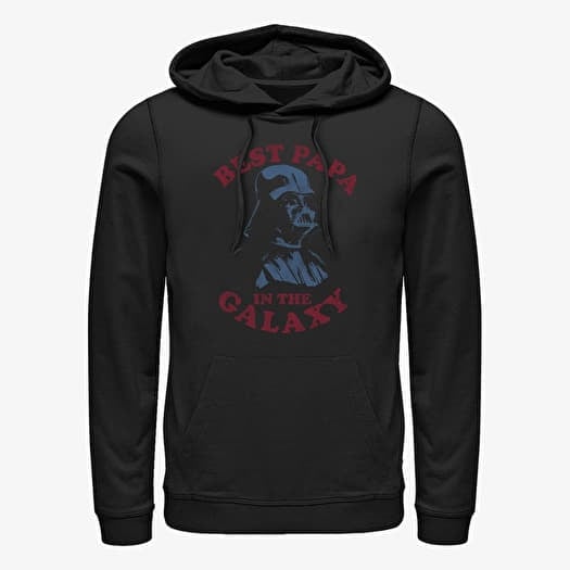 Mikina Merch Star Wars: Classic - Best papa Unisex Hoodie Black