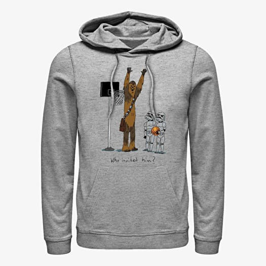 Sweatshirt Merch Star Wars: Classic - Chewie Basketball Unisex Hoodie Heather Grey