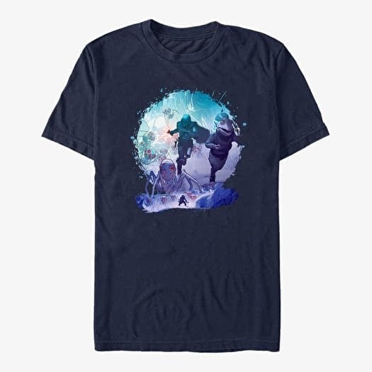 Merch Star Wars: The Mandalorian - MandoMon Epi2 Together Unisex T-Shirt Navy Blue