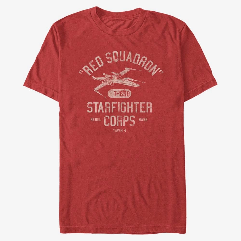Tricouri Merch Star Wars: Classic - Starfighter Corps Unisex T-Shirt Red