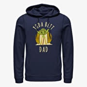 Merch Star Wars: Classic - Best Dad Yoda Says Unisex Hoodie Navy Blue